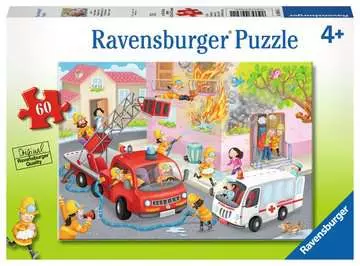 STRAŻ POŻARNA I POGOTWIE RATUNKOWE 60 EL Puzzle;Puzzle dla dzieci - Zdjęcie 1 - Ravensburger