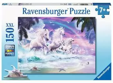 JEDNOROŻCE NA PLAŻY 150 EL Puzzle;Puzzle dla dzieci - Zdjęcie 1 - Ravensburger
