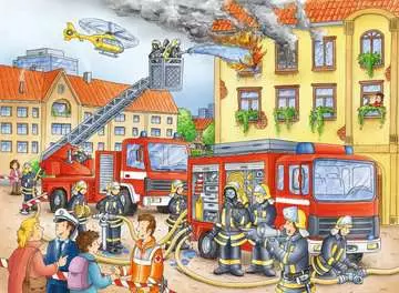 Puzzle 100 p XXL - Nos pompiers Puzzle;Puzzle enfant - Image 2 - Ravensburger