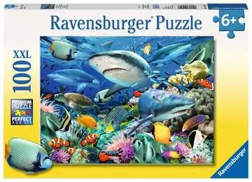 10951 Kinderpuzzle Riff der Haie von Ravensburger 1