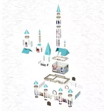 Frozen 2 Castle 3D Puzzle, 216pcs 3D Puzzle®;Bygninger - bilde 3 - Ravensburger