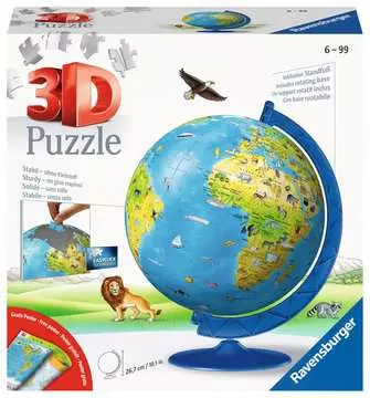 11160 3D Puzzle-Ball Kinderglobus in deutscher Sprache von Ravensburger 1