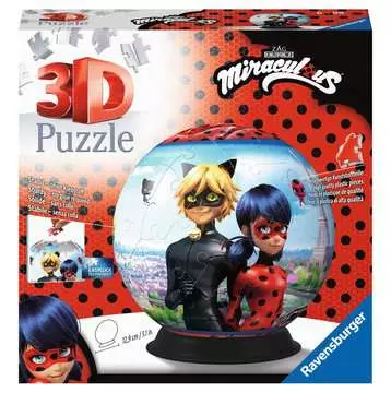 Miraculous 3D puzzels;3D Puzzle Ball - image 1 - Ravensburger