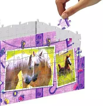 11173 3D Puzzle-Organizer Schatztruhe Pferde von Ravensburger 3
