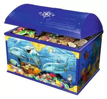 Úložná krabice s víkem Podvodní svět 216 dílků 3D Puzzle;3D Puzzle Organizéry - obrázek 2 - Ravensburger