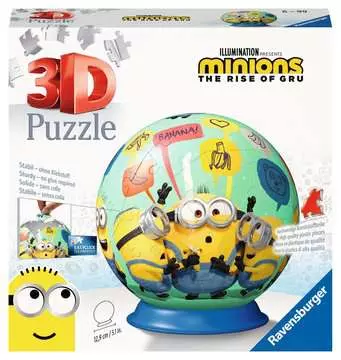 Minions 2 3D puzzels;3D Puzzle Ball - image 1 - Ravensburger