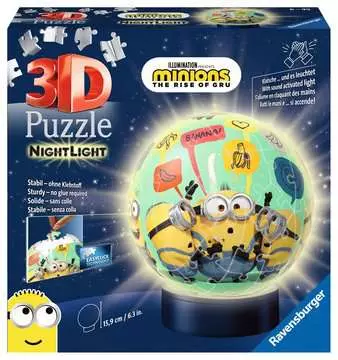 11180 3D Puzzle-Ball Nachtlicht Minions 2 von Ravensburger 1