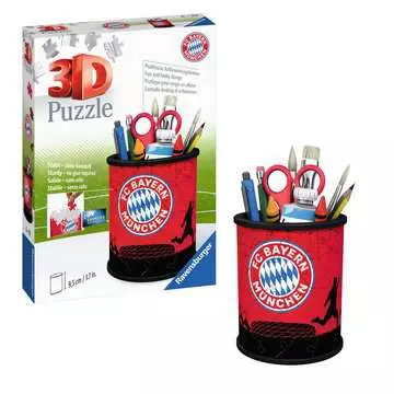 Stojan na tužky FC Bayern 54 dílků 3D Puzzle;3D Puzzle Organizéry - obrázek 3 - Ravensburger