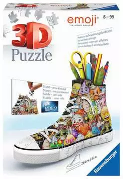 Emoji Sneaker 108 dílků 3D Puzzle;3D Puzzle Organizéry - obrázek 1 - Ravensburger