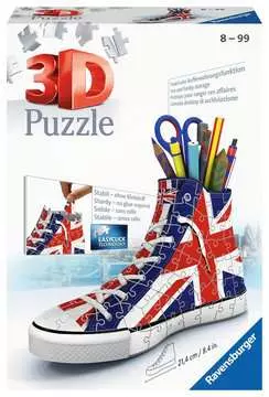 Kecka Union Jack, 108 dílků 3D Puzzle;3D Puzzle Organizéry - obrázek 1 - Ravensburger