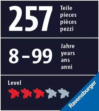 11237 3D Puzzle-Bauwerke Lebkuchenhaus bei Nacht von Ravensburger 5