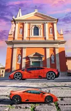 Lamborghini Huracan, 108pc - Orange 3D Puzzle®;Former - Billede 29 - Ravensburger