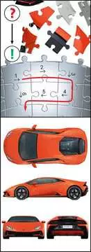 Lamborghini Huracan, 108pc - Orange 3D Puzzle®;Former - bilde 4 - Ravensburger