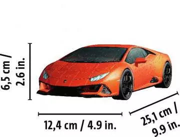 3D Lamborghini Huracan, 108pc 3D Puzzle®;Shaped 3D Puzzle® - image 5 - Ravensburger