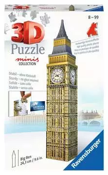 Mini Big Ben 3D Puzzles;3D Puzzle Buildings - image 1 - Ravensburger