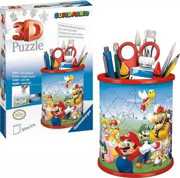 Puzzle 3D Pot à crayons - Super Mario Puzzle 3D;Puzzles 3D Objets à fonction - Image 3 - Ravensburger