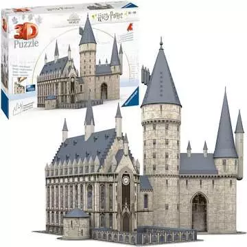 Puzzle 3D, Harry Potter Castello di Hogwarts Sala Grande 3D Puzzle;3D Puzzle-Building - immagine 3 - Ravensburger