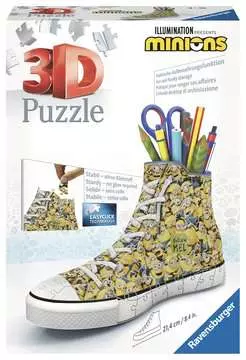 Puzzle 3D Sneaker - Minions 2 Puzzle 3D;Puzzles 3D Objets à fonction - Image 1 - Ravensburger