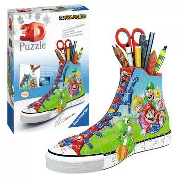 3D Sneaker Super Mario 3D puzzels;Puzzle 3D Spéciaux - Image 3 - Ravensburger