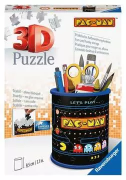 Puzzle 3D Pot à crayons - Pac-Man Puzzle 3D;Puzzles 3D Objets à fonction - Image 1 - Ravensburger