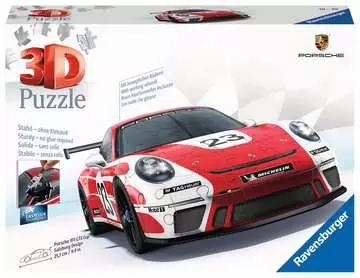 Puzzle 3D Porsche 911 GT3 Cup Salzburg Puzzle 3D;Puzzles 3D Objets iconiques - Image 1 - Ravensburger