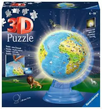 Children’s Globe Night Ed 3D Puzzles;3D Puzzle Balls - image 1 - Ravensburger