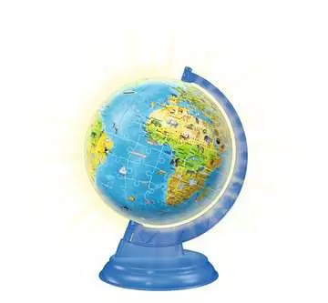 Children’s Globe Puzzle-Ball with Light 180pcs 3D Puzzles;3D Puzzle Balls - image 2 - Ravensburger
