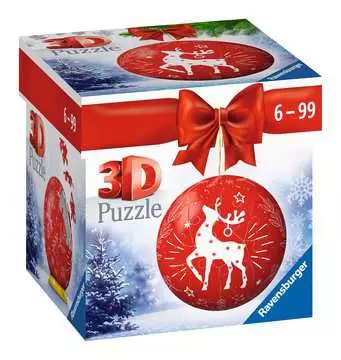 11495 3D Puzzle-Ball Puzzle-Ball Weihnachtskugel Rentier von Ravensburger 1