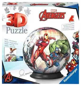 11496 3D Puzzle-Ball Marvel Avengers von Ravensburger 1
