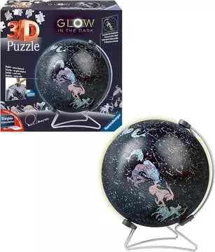 Star Globe Glow in the Dark 3D Puzzle®;Puslespillballer - bilde 3 - Ravensburger