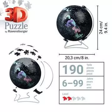 Glow dark Starglobe 180pc 3D Puzzle;Puzzle-Ball - imagen 5 - Ravensburger