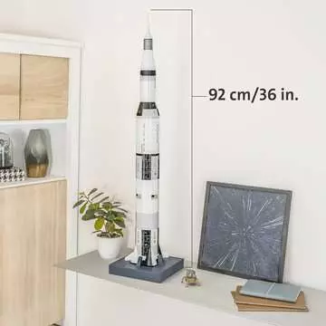 Puzzle 3D Fusée spatiale Saturne V / NASA Puzzle 3D;Puzzles 3D Objets iconiques - Image 5 - Ravensburger