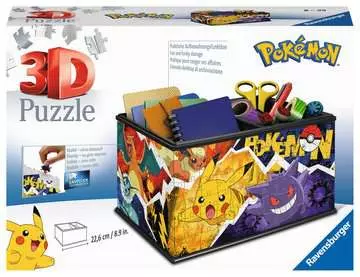 Puzzle 3D Boite de rangement - Pokémon Puzzle 3D;Puzzles 3D Objets à fonction - Image 1 - Ravensburger