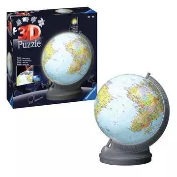 Globe with Light 540pcs 3D Puzzle;Globo - imagen 3 - Ravensburger