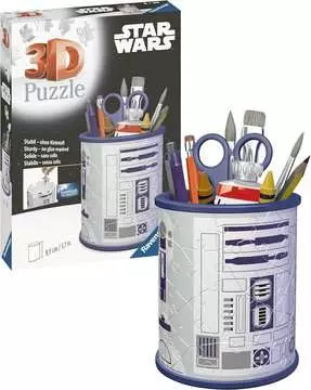Star Wars R2D2 Pencil Holder 3D Puzzle®;Former - bilde 3 - Ravensburger