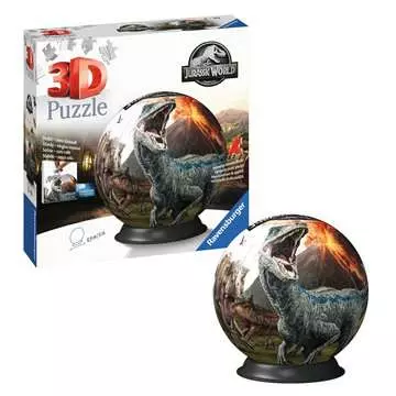 Jurassic World 2 3D puzzels;3D Puzzle Ball - image 3 - Ravensburger