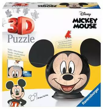 Puzzle 3D Ball 72 p - Disney Mickey Mouse Puzzle 3D;Puzzles 3D Ronds - Image 1 - Ravensburger