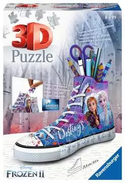 Frozen 2 Sneaker 3D Puzzle, 108pc 3D Puzzle®;Former - Billede 1 - Ravensburger