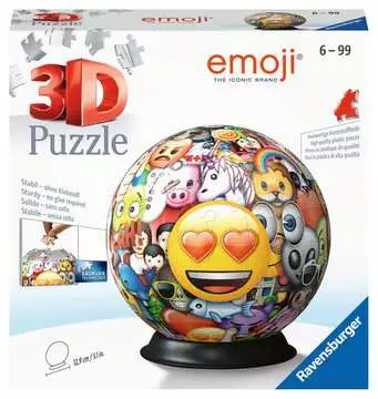 Emoji 3D puzzels;3D Puzzle Ball - image 1 - Ravensburger