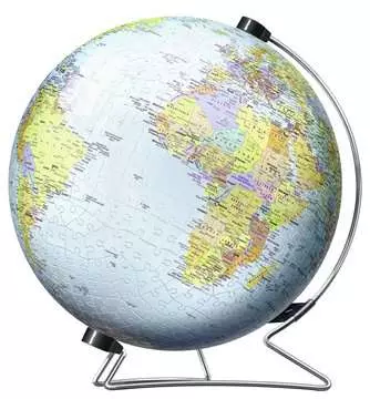 The World on V-Stand 3D Puzzle, 540pc 3D Puzzle®;Puslebolde - Billede 2 - Ravensburger