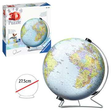 Ravensburger Childrens World Globe 3D Jigsaw Puzzle For Adults And Kids 