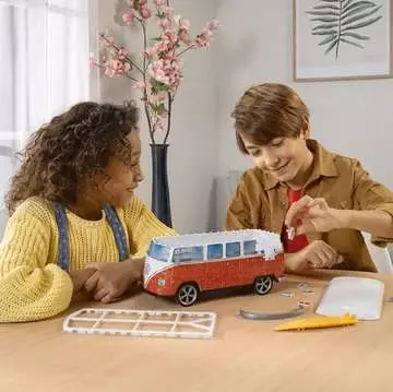 Puzzle 3D Pojazdy: Volkswagen T1 162 elementy Puzzle;Puzzle dla dzieci - Zdjęcie 7 - Ravensburger