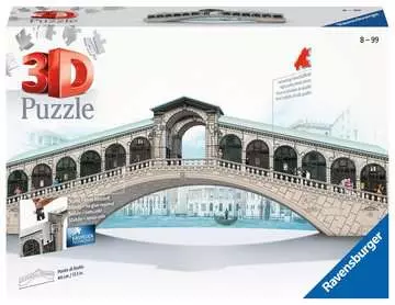 3D Puzzle, Ponte di Rialto 3D Puzzle;3D Puzzle-Building - immagine 1 - Ravensburger