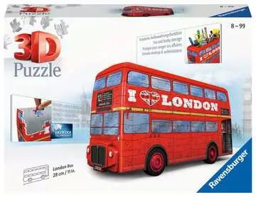 Puzzle 3D Bus londonien Puzzle 3D;Puzzles 3D Objets iconiques - Image 1 - Ravensburger
