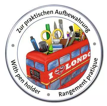 London Bus 3D Puzzle®;Former - bilde 4 - Ravensburger