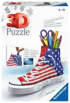 12549 3D Puzzle-Organizer Sneaker American Style von Ravensburger 1