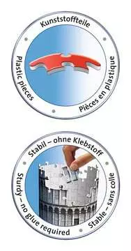 La tour de Pise 3D puzzels;Puzzle 3D Bâtiments - Image 4 - Ravensburger