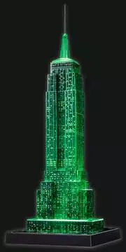 Empire State Building (Noční edice) 216 dílků 3D Puzzle;3D Puzzle Budovy - obrázek 11 - Ravensburger