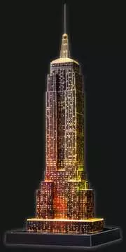 12566 3D Puzzle-Bauwerke Empire State Building bei Nacht von Ravensburger 6