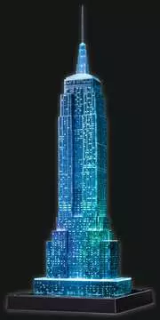 Empire State Building Light Up 3D Puzzle, 216pcs 3D Puzzle®;Natudgave - Billede 8 - Ravensburger